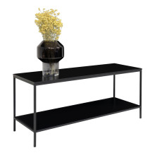 Szafka RTV z półką Vita 100x36cm czarna House Nordic