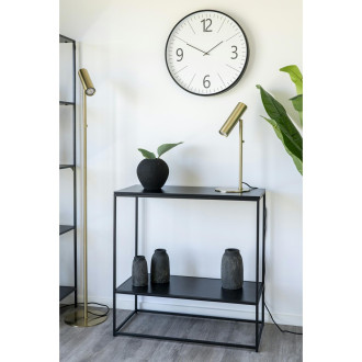 Konsola z półką Vita 80x36cm czarna House Nordic