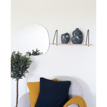 Półka wisząca loft Arnhem 65x17cm odcień drewna / czarny House Nordic