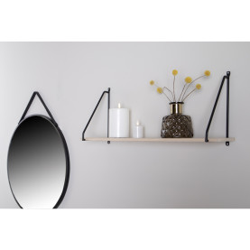 Półka wisząca loft Arnhem 65x17cm odcień drewna / czarny House Nordic 2