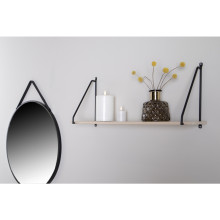 Półka wisząca loft Arnhem 65x17cm odcień drewna / czarny House Nordic