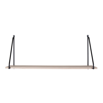 Półka wisząca loft Arnhem 65x17cm odcień drewna / czarny House Nordic