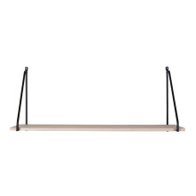 Półka wisząca loft Arnhem 65x17cm odcień drewna / czarny House Nordic