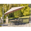 Duży parasol ogrodowy Baza 295x295cm piaskowy House Nordic