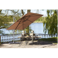 Duży parasol ogrodowy Baza 295x295cm piaskowy House Nordic