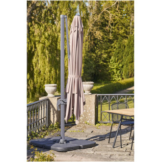 Duży parasol ogrodowy Baza 295x295cm piaskowy House Nordic