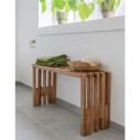 Ławka z drewna tekowego Benidorm 90x30cm House Nordic