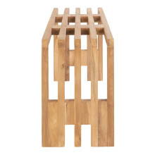 Ławka z drewna tekowego Benidorm 90x30cm House Nordic