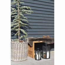 Ławka z drewna tekowego Benidorm 90x30cm House Nordic