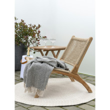 Stolik pomocniczy z drewna tekowego Bilbao 50x50cm House Nordic