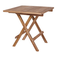 Stolik pomocniczy z drewna tekowego Bilbao 50x50cm House Nordic