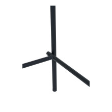 Krzesło barowe drewniane z tapicerowanym siedziskiem Estepona 66cm jesion / czarny House Nordic