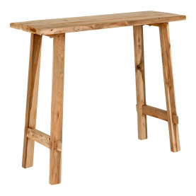 Konsola z drewna tekowego Girona 90x30cm House Nordic