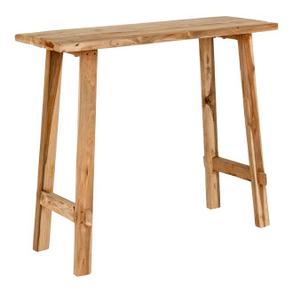 Konsola z drewna tekowego Girona 90x30cm House Nordic