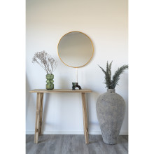 Konsola z drewna tekowego Girona 90x30cm House Nordic