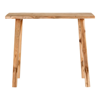 Konsola z drewna tekowego Girona 90x30cm House Nordic