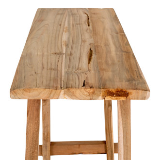 Konsola z drewna tekowego Girona 90x30cm House Nordic