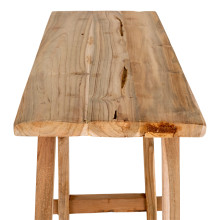 Konsola z drewna tekowego Girona 90x30cm House Nordic