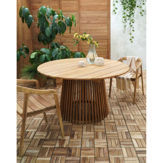 Stół ogrodowy z drewna tekowego Lorca 120cm House Nordic