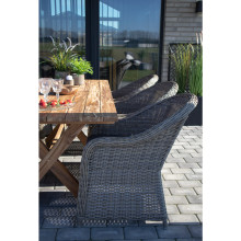 Stół ogrodowy z drewna tekowego Murcia 90x200cm House Nordic
