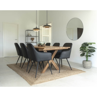 Stół ogrodowy z drewna tekowego Murcia 90x200cm House Nordic