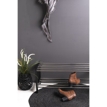 Półka 2 poziomowa na buty Padova 78x34x32cm czarna House Nordic