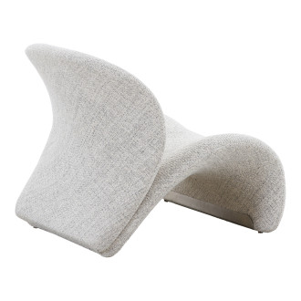 Fotel designerski tapicerowany Sofia piaskowy House Nordic