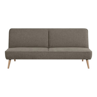 Sofa rozkładana na nóżkach Swan 186cm brązowa House Nordic