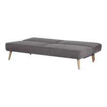 Sofa rozkładana na nóżkach Swan 186cm brązowa House Nordic