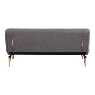 Sofa rozkładana na nóżkach Swan 186cm brązowa House Nordic