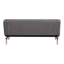 Sofa rozkładana na nóżkach Swan 186cm brązowa House Nordic