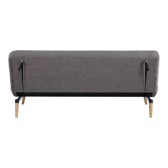 Sofa rozkładana na nóżkach Swan 186cm brązowa House Nordic