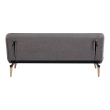Sofa rozkładana na nóżkach Swan 186cm brązowa House Nordic