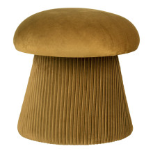 Pufa welurowa - grzybek Hampton 39cm żółta House Nordic