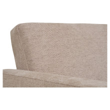 Sofa rozkładana na nóżkach Kells 208cm ciemny beż / drewniane nogi House Nordic