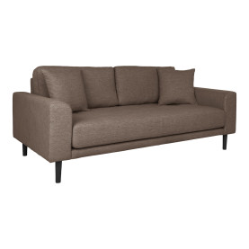 Sofa tapicerowana na nóżkach Lido 2,5-osobowa brązowy / nogi czarne House Nordic 2