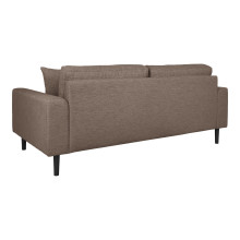 Sofa tapicerowana na nóżkach Lido 2,5-osobowa brązowy / nogi czarne House Nordic