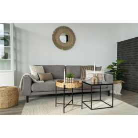 Sofa tapicerowana na nóżkach Lido 3-osobowa ciemny beż / nogi czarne House Nordic 2