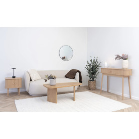 Stolik kawowy japadni - nieregularny blat Melo 100x50cm ocień dębu House Nordic 2