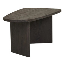 Stolik kawowy japadni - nieregularny blat Melo 100x50cm ciemny brąz House Nordic