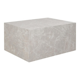Stolik kawowy bryła Prague 60x80x40cm szary marmur House Nordic