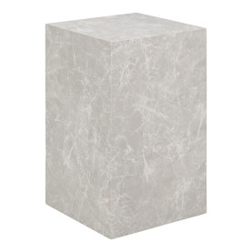 Stolik boczny bryła Prague 30x30x50cm szary marmur House Nordic 2