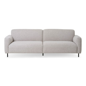 Sofa tapicerowana na nóżkach Salvador 228cm jasny szary House Nordic
