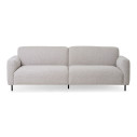 Sofa tapicerowana na nóżkach Salvador 228cm jasny szary House Nordic