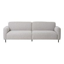 Sofa tapicerowana na nóżkach Salvador 228cm jasny szary House Nordic