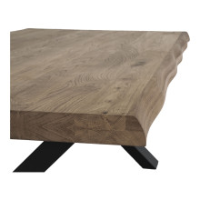 Stolik kawowy drewniany Toulon 70x120cm dąb dymiony House Nordic