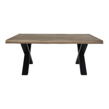 Stolik kawowy drewniany Toulon 70x120cm dąb dymiony House Nordic