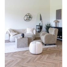 Zestaw 2 stolików kawowych Prague szary marmur House Nordic