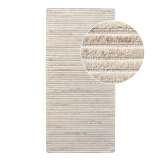 Dywan prostokątny z wełną Mango 80x180cm ivory House Nordic