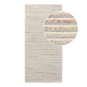Dywan prostokątny z wełną Mango 80x180cm ivory House Nordic